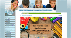 Desktop Screenshot of euszki.hu